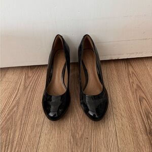 Black Patent Leather Pumps - Clark’s
